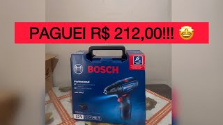 Furadeira Parafusadeira Bosch GSR 120LI A melhor parafusadeira da categoria [upl. by Suez232]