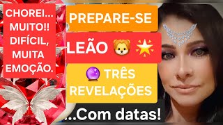 LEÃO 🌟 TAROT 🌟VOCÊ RECEBERÁ TRÊS REVELAÇÕES DA ESPIRITUALIDADEtarot PARTICIPE DA RIFA NA DESCRIÇÃO [upl. by Lidda]