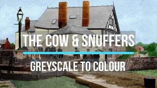 The Cow and Snuffers Llandaff North Cardiff Greyscale to Colour Time Lapse [upl. by Lrub]