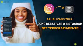 Como Desativar Conta do Instagram Atualizado 2024 [upl. by Jephum]