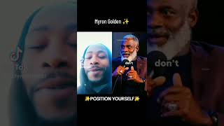 Myron Golden✨️ Speaks on what the Bible means to him [upl. by Cosimo310]