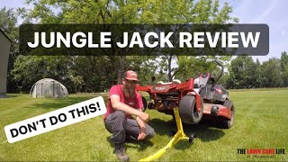 Jungle Jack Review with TORO TITAN and Ferris Z3X  DON’T Do It This Way Do it THIS way instead [upl. by Sil]