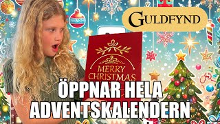 🎄✨ Öppnar Guldfynds Adventskalender 2024 – Alla 24 Luckor 🎁🌟 [upl. by Sulecram]