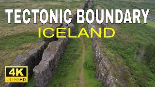 NorthAmerican Tectonic Plate Boundary Iceland 🌋 🇮🇸 Tectonic divergence causing all the earthquakes [upl. by Oirad]