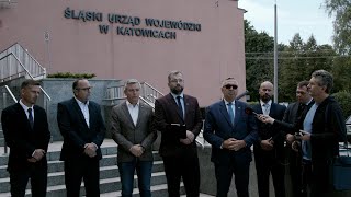 Konferencja dotycząca powodzi PiS [upl. by Julieta]