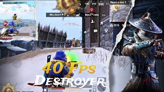 DESTROY THE 35 LOBBY IN 40 FPS☠️BGMI1V4 CLUTCHESNITRON PLAYZYT35 [upl. by Derte893]