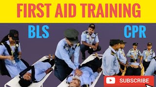 First Aid Training II Basic Life Support II Cardiopulmonary Resuscitation II Saratsingha2024 [upl. by Borg]