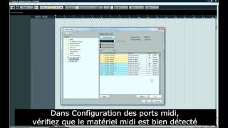 Cubase Tutorials  Etape 1  Comment configurer Cubase lors de la première utilisation [upl. by Annawt646]