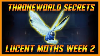 Destiny 2 Witch Queen Secrets  Lucent Moths Week 2  Alluring Curtain and Temple of the Cunning [upl. by Verdie]