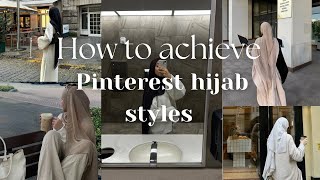 How to wear Pinterest hijab styles [upl. by Ayaros]