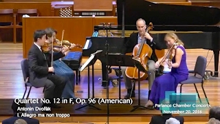 The New York Philharmonic String Quartet performs Dvořák’s American Quartet [upl. by Enimrac]