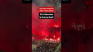 Curva Sud Milano in azione milansalernitana [upl. by Evelyn724]