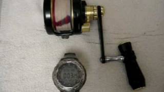 Jigging Master PE5 Reel freespool record 342 min [upl. by Matty81]