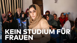 AFGHANISTAN Taliban zeigen wahres Gesicht  Frauen von Universitätsbildung ausgeschlossen [upl. by Yrrehc]