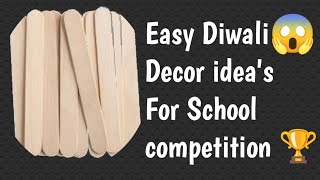 Easy Diwali craft ideaDIY diwali decoration idea with waste materialeasy diwali craft for school 😱 [upl. by Caldwell]