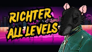 Hotline Miami 2 Richter  All Levels Full Combos [upl. by Ballman]