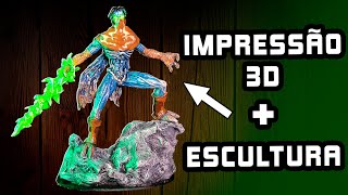 SOUL REAVER IMPRESSÃO 3D  COMO ECONOMIZAR RESINA [upl. by Vitale]