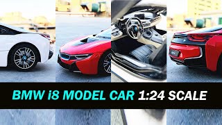 BMW i8 Model Car Unboxing 124 Scale Edition  The Perfect Collectible [upl. by Kirt]