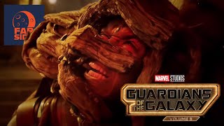 Groot vs Adam Warlock Full Fight Scene FHD I Guardians of the Galaxy Vol 3 CLIP [upl. by Nirtiac]