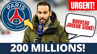 💣🔥DERNIÈRES NOUVELLES LE NOUVEAU JOUEUR SIGNE UN CONTRAT DE 5 ANS AVEC LE PSG NOUVELLES DU PSG [upl. by Cutter]