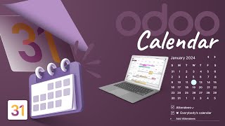 Odoo Calendar Product Tour  Explore Odoos integrated scheduling application [upl. by Maillliw]