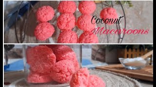 How to make Perfect coconut macaroons  easy macaroons without oven [upl. by Yenitsed458]