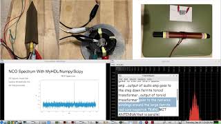 Large Ferrite Rod Core Loopstick AM Transmit Antenna for 32Khz  LIVE demo [upl. by Oibirot]