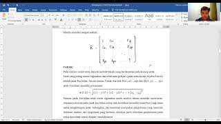 Pertemuan 2 Statistika Multivariat  Vektor Random dan Matriks Random [upl. by Seyah]