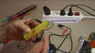 HERRAMIENTAS CASERAS COMPROBADOR DE CONTINUIDAD Y DIODOS LED CON CABLE RECICLADO USB [upl. by Young]