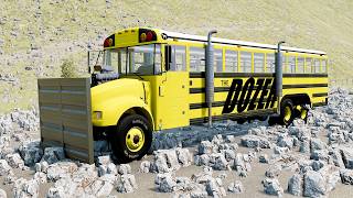 Mobil vs Rock 13  BeamNG Drive [upl. by Nylakcaj]