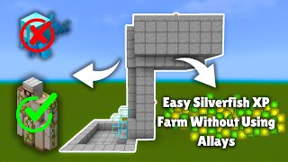 Easy Silverfish XP Farm Without Using Allays Minecraft Bedrock 121  Ap2earCraft [upl. by Bowman176]