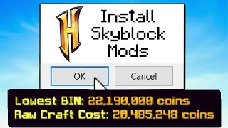 Hindi Complete Hypixel Skyblock Mods Guide [upl. by Keegan]