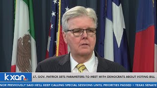 Lt Gov Dan Patrick calls for change to quorum law to prevent another Democratic walkout [upl. by Ignatz]