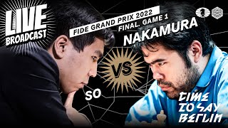 FIDE Grand Prix Berlin 2022 FINAL Game 1 [upl. by Nednyl700]