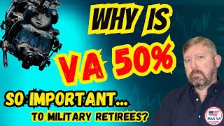 Why a 50 VA Disability Rating is SO Important Military Retirement Concurrent Pay veteran military [upl. by Aztilem9]