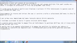 Eliminazione Egr Con Ecm Titanium Multijet Marelli 6f3 [upl. by Eileen]