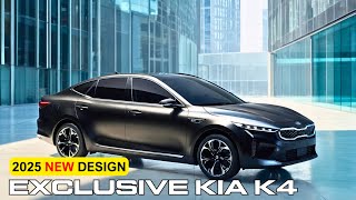 All New 2025 Kia K4 Review  Price  Interior And Exterior Redesign [upl. by Enneyehs]