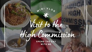 VLOG 🇹🇹🇯🇲 A Day at the Jamaican High Commission in Trinidad amp Tobago🍛✨ [upl. by Boot917]