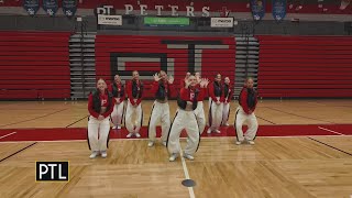 Learning some moves with the Peters Township Dance Team [upl. by Filberto]