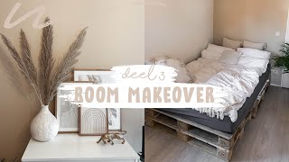 DIY 2persoonsbed van PALLETS amp Kamer INRICHTEN 🌻 Deel 3  Floor Delver [upl. by Eli451]