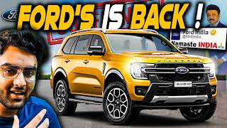 Fords India Comeback Plans Finalized with 6 New SUVs   Everest Ecosport ComebacK [upl. by Lange]