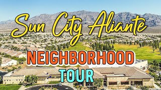 Sun City Aliante Neighborhood Tour  55 Retirement Community in North Las Vegas NV [upl. by Arakawa]