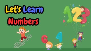 Learn Numbers in English for kids 1 to 10  تعلم الأرقام بالانجليزية للأطفال ١ الى ١٠ من دون موسيقى [upl. by Un304]