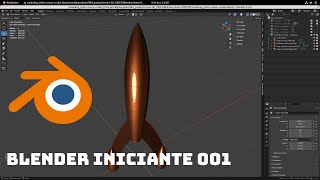 Tutorial Blender 001  Modelagem Tintin Moon Rocket [upl. by Eskil948]