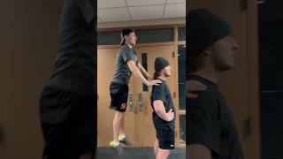 Partner assisted jumps overspeed training [upl. by Hacker]