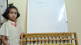 PARTS OF THE ABACUS 🧮 Part1 Prajna Nithya [upl. by Edita]