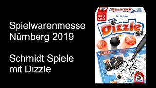 Spielwarenmesse Nürnberg 2019  Schmidt Spiele mit Dizzle  Die Brettspieltester [upl. by Ajnin]