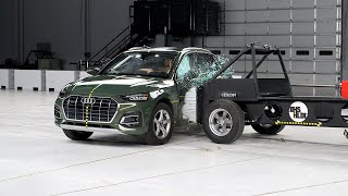 2023 Audi Q5 updated side IIHS crash test [upl. by Thurber38]