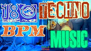 180 BPM Techno Music  HIIT 10 Minutes Energy EDM Non Stop Track by Soletrait [upl. by Hewett666]