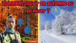 🌡️COMMENT COURIR en AUTOMNE ou en HIVER 🏃🍂❄️ vlog10 running sports [upl. by Anetsirk]